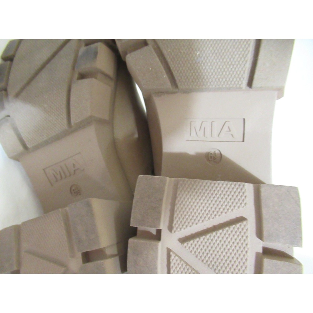 MIA Ivy Size 6.5 Lug Sole Leather Chelsea Boot Women's Stone Brus (Tan) - Picture 10 of 10